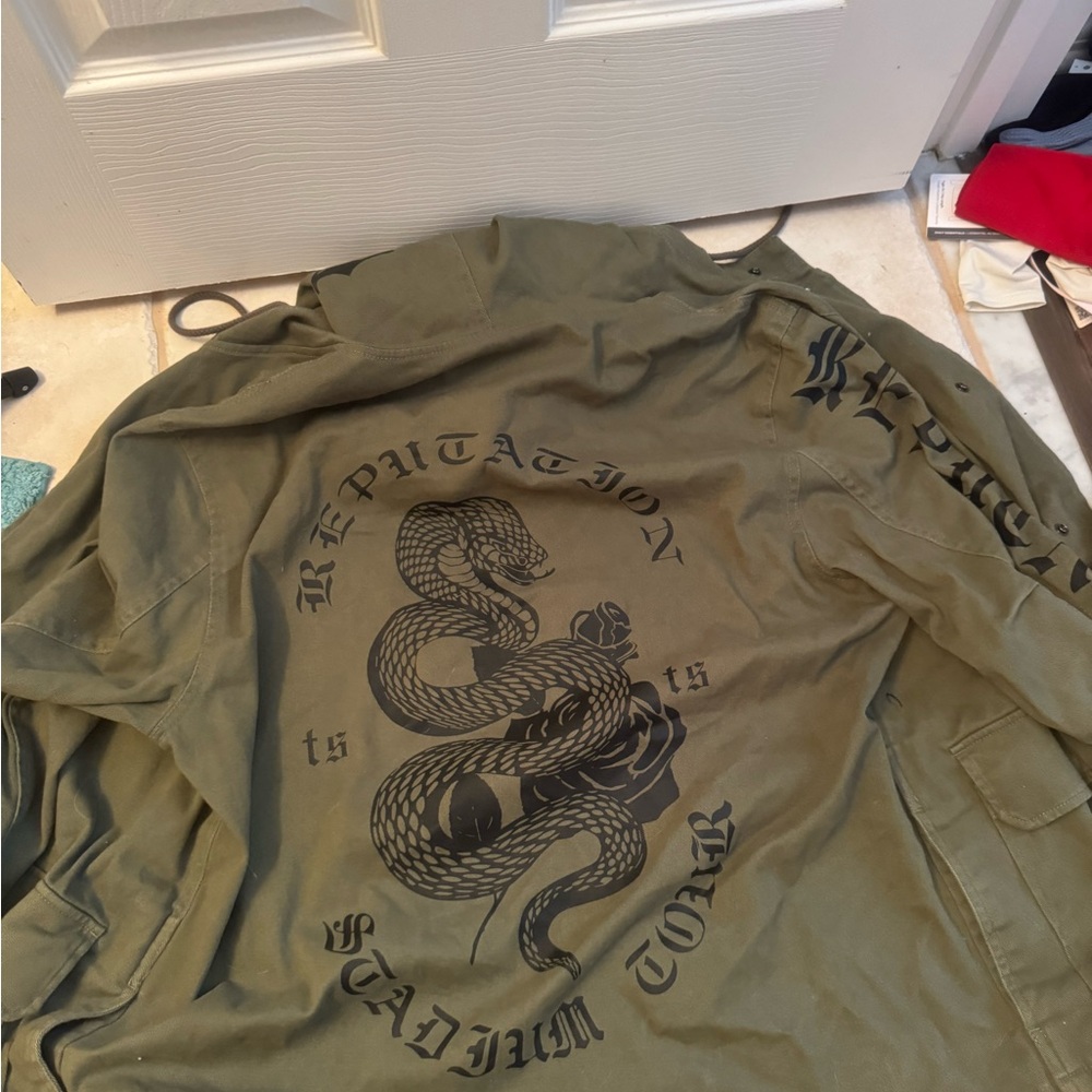 Taylor Swift Reputation Tour Olive Green Jacket